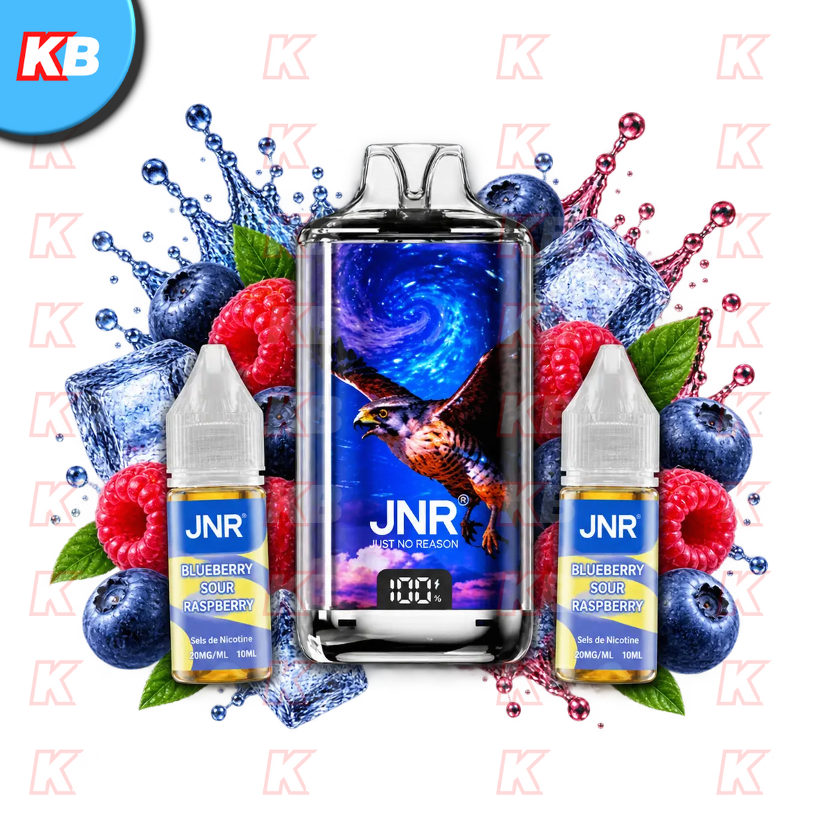 JNR Falcon Infinity Starter Kit Blueberry Sour Raspberry