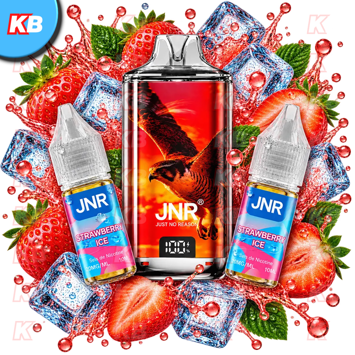 JNR Falcon Infinity Starter Kit Strawberry Ice