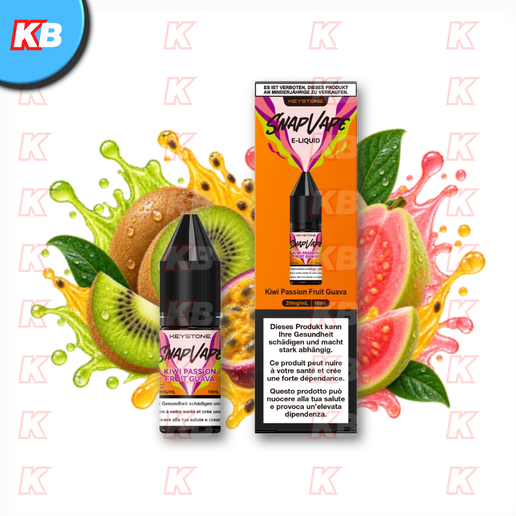 SnapVape E-Liquid Kiwi Passion Fruit Guava