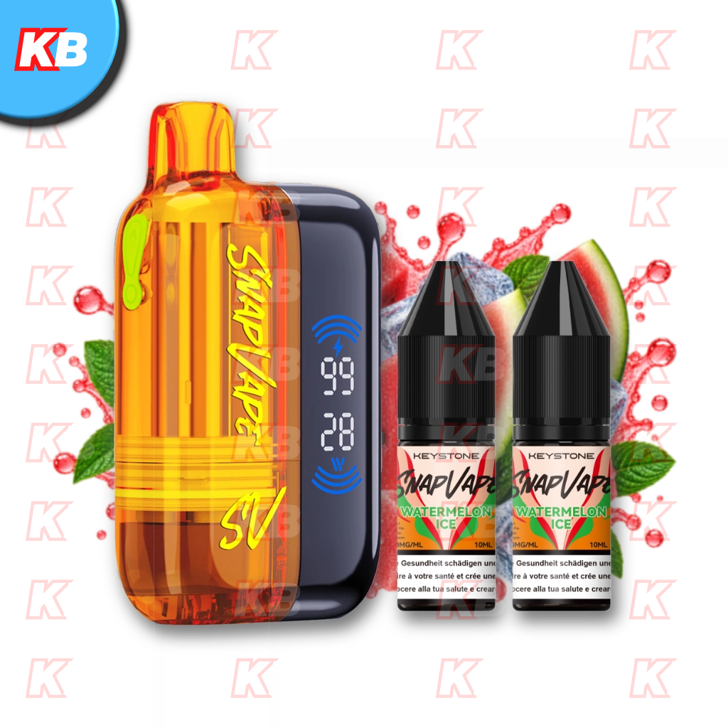 SnapVape Starter Kit | Akkuträger + Leerpod + 2x E-Liquid Watermelon Ice (20mg/ml)