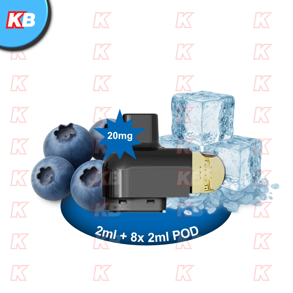 VAAL ePack Refill Pod 2ml + 8*2ml Blueberry Ice 20mg