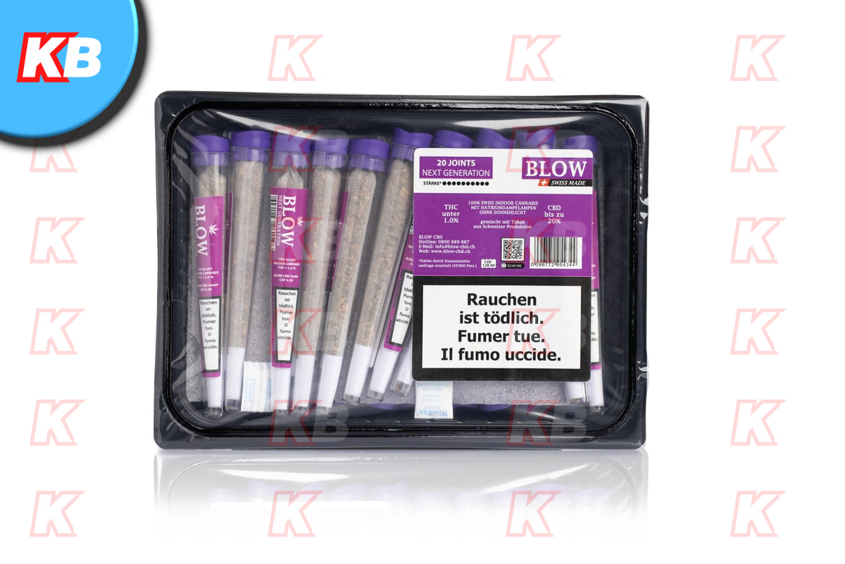 BLOW Joint Next Generation Violett Limoncello – 20 Stück