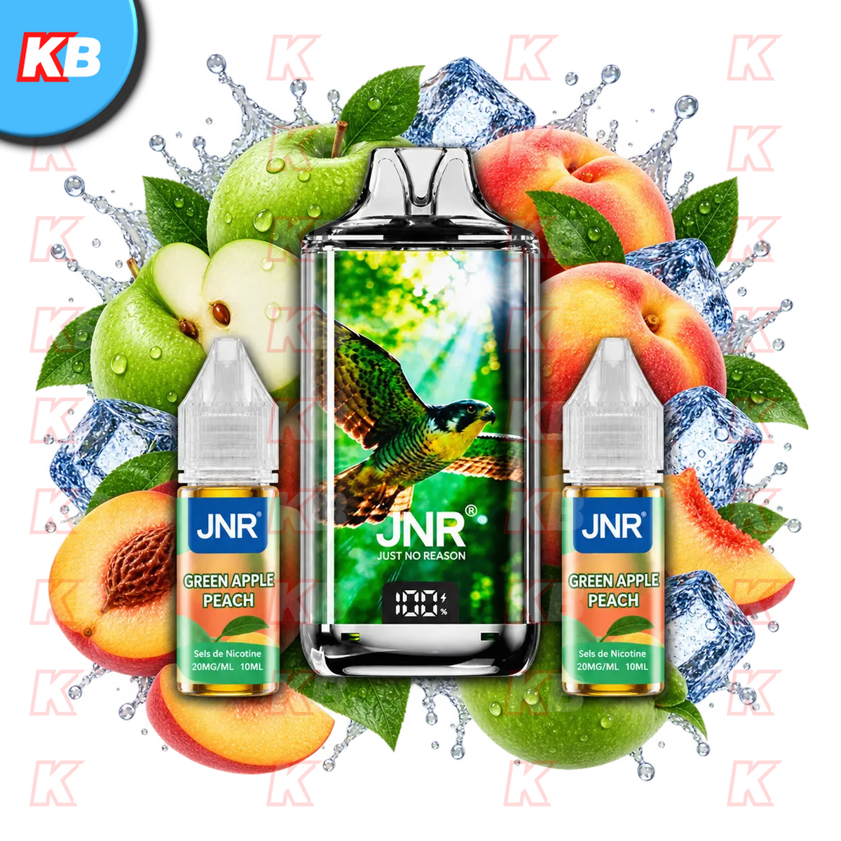 JNR Falcon Infinity Starter Kit Green Apple Peach