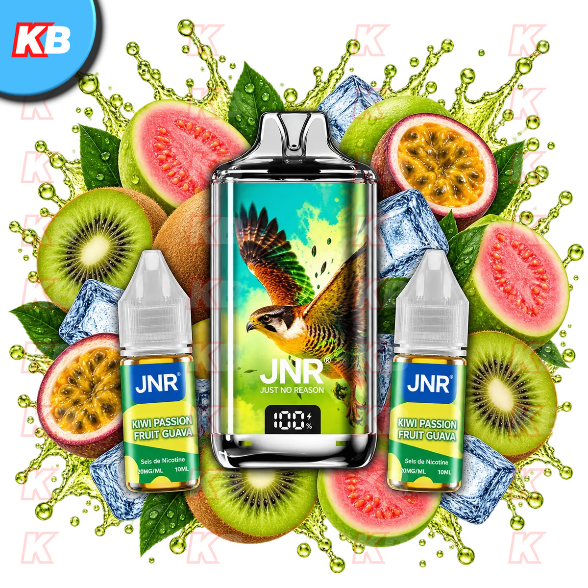 JNR Falcon Infinity Starter Kit Kiwi Passion Fruit Guava