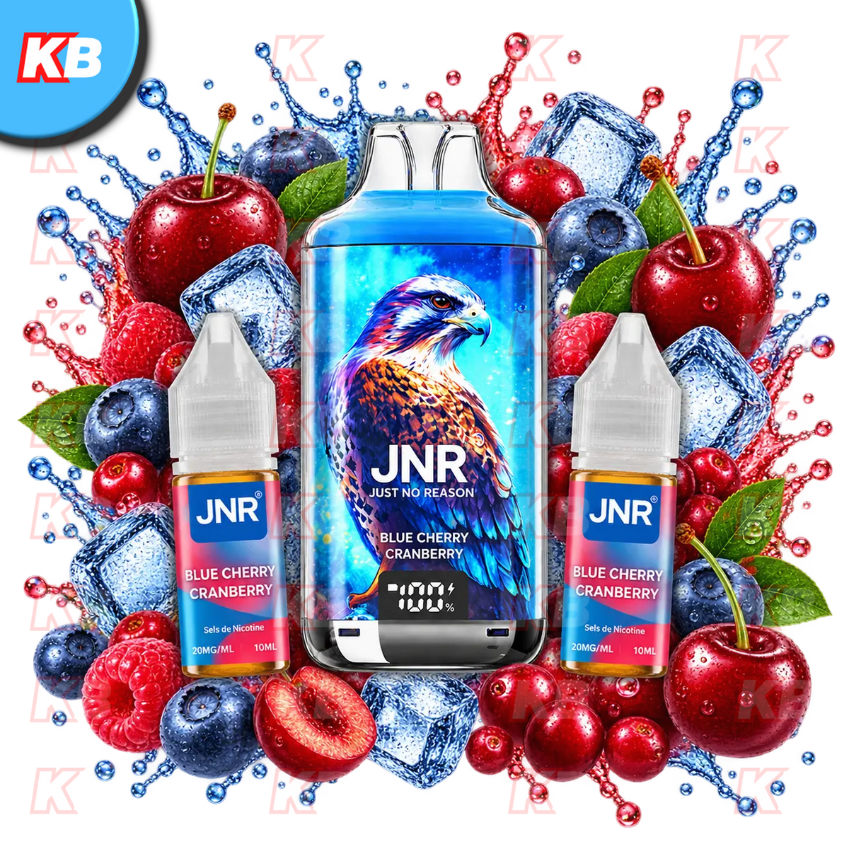 JNR Falcon Infinity Starter Kit New Blue Cherry Cranberry