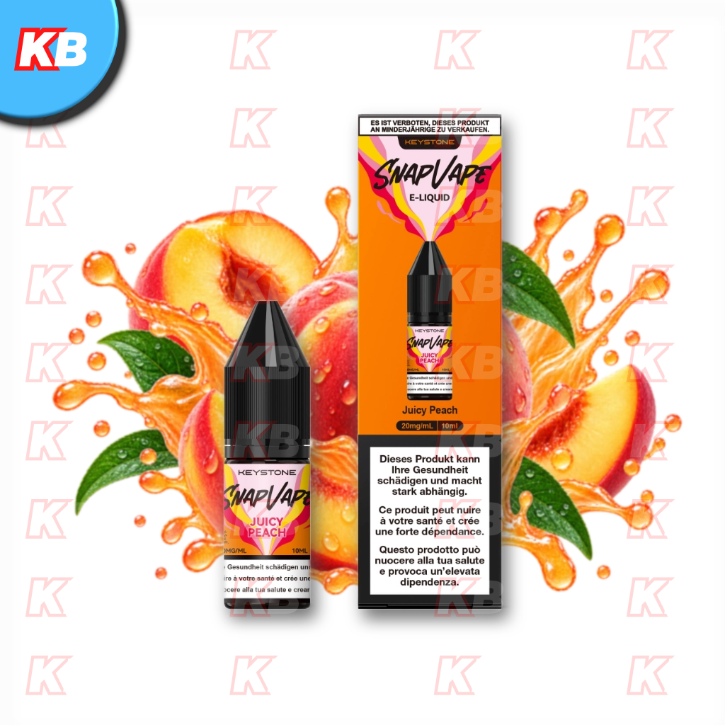 SnapVape E-Liquid Juicy Peach