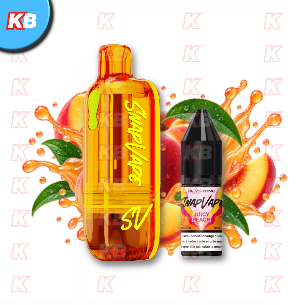 SnapVape | Leerpod + Juicy Peach (20mg/ml)