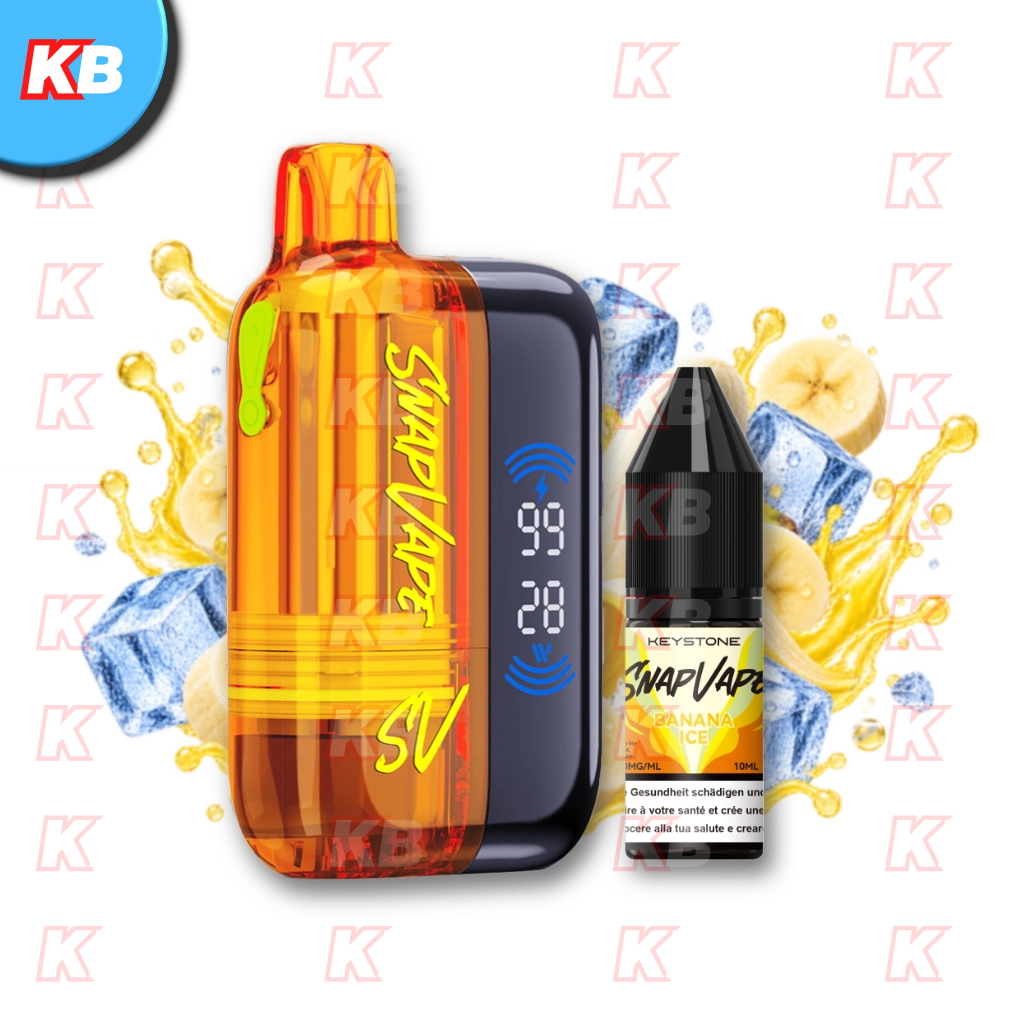 SnapVape Starter Kit | Akkuträger + Leerpod + 1x E-Liquid Banana Ice (20mg/ml)